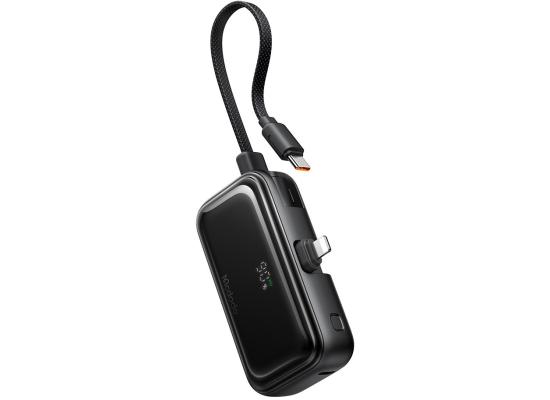 Mcdodo MC-7800 MDD Free kit Series Power Bank Portable Charger with iPhone Plug and Digital Display 5000mAh 20W - Black